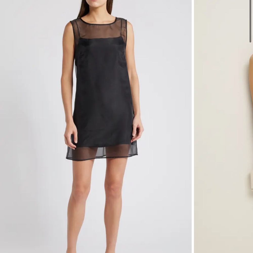 Reformation Black Mini Dress